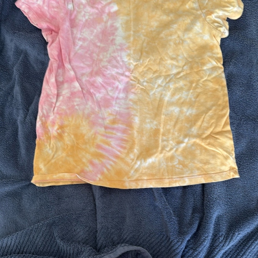 Tie-Dye Capri Top - Pink and Yellow